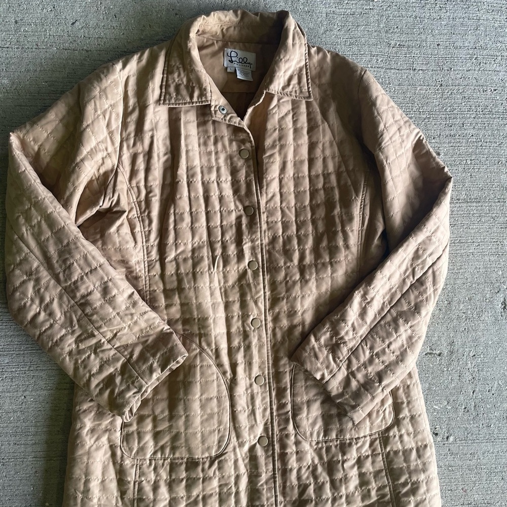 Lilly Pultizer Quilted Women's Jacket Size Large